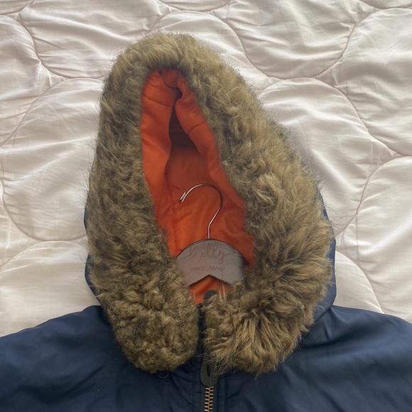 Winter Jacket With Furred Hood - Picture 4 of 5